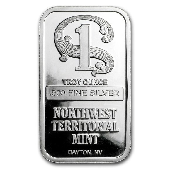 1 Troy oz. Silver Bar Bullion:  N.W. Territorial Mint. Sealed. Uncirculated. New - Picture 2 of 9